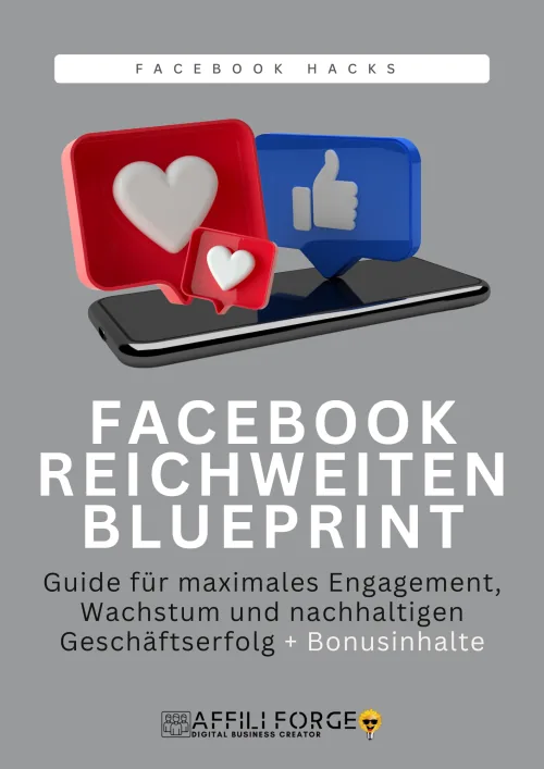Cover des Facebook Reichweiten Blueprint Schritt fuer Schritt Guide